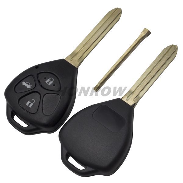 For To Caro 3 button Remote key blank