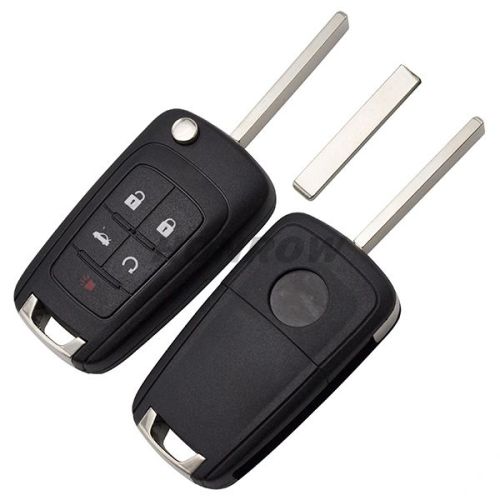 For Bu 4+1 button flip remote key blank