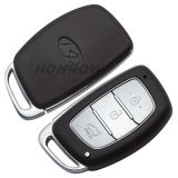 For Hyu 3 button  remote key blank with blade