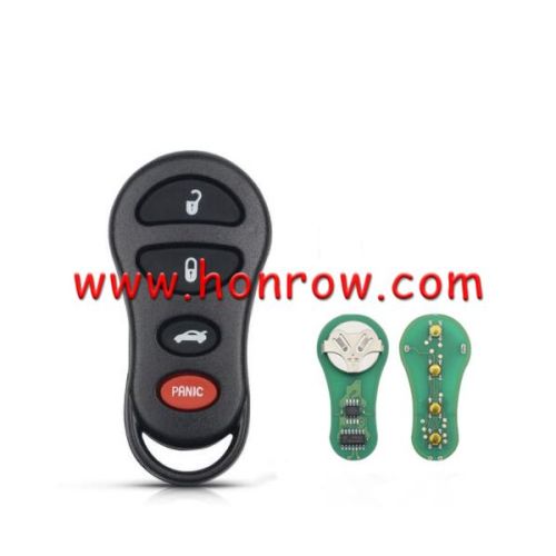 For Chrysler Dodge 4 Buttons Remote Car key with 315Mhz  FCCID: GQ43VT17T