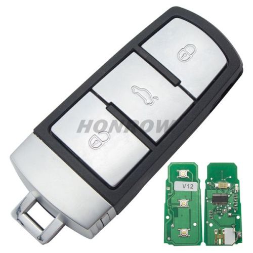 For VW Magotan 3  button remote key with ID48 chip before 2010 year 433Mhz 3C0959752BA