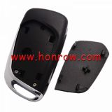 For Peugeot 3 button modified flip remote key blank with HU83 407 Blade- 3Button -Trunk- Without battery Holder