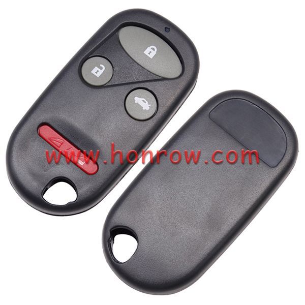 For Ho 3+1 button remote key blank with Red Panic (Without Logo Without battery place)