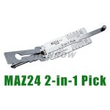 Original Lishi for Mazda MAZ24R 2 in 1 lock pick and decoder combination tool with best quality