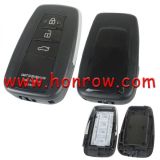 For Toy 3 button remote key blank can put vvdi toyota smart pcb card with logo