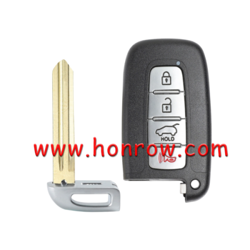 For hyundai 4 button remote key blank