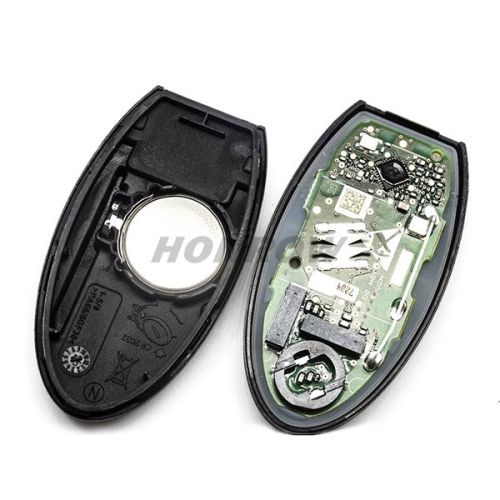 original for Nissan 4 button remote key with 315mhz HITAG AES chip Continental :S180144602