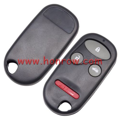 For Ho 3+1 button remote key blank with Red Panic (Without Logo)