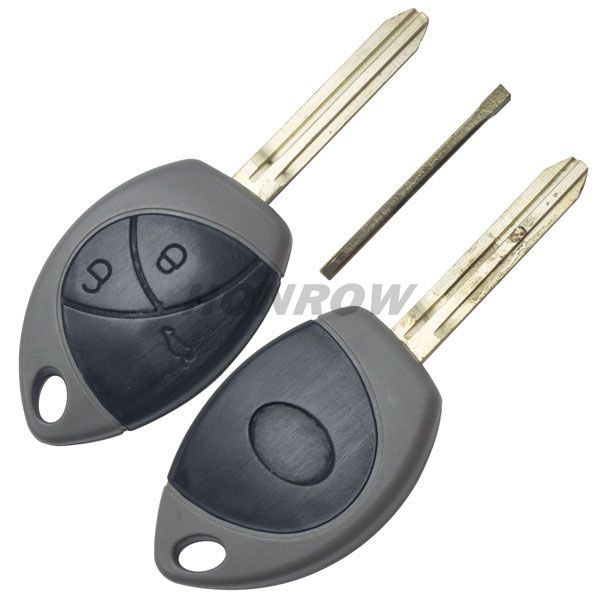 For To 3 button remote key blank