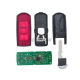 For Mazda 3 button Smart Remote Key Fob FSK 315MHz ID49 FCC ID: WAZSKE13D01