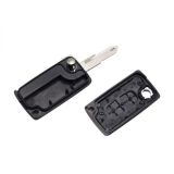 For Peugeot 206 blade 2 button flip remote key blank ( 206 Blade - 2Button - No Battery Place)