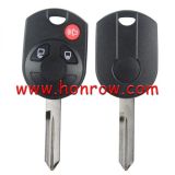 For Ford 3 button remote key blank