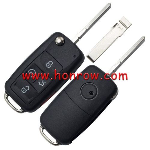 For V 4+1 button flip remote  key shell