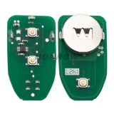 For Ki Freddy 2 button remote key with 434Mhz