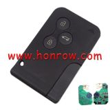 For Renault Megane keyless go 3 button remote key with PCF 7942A chip-434mhz