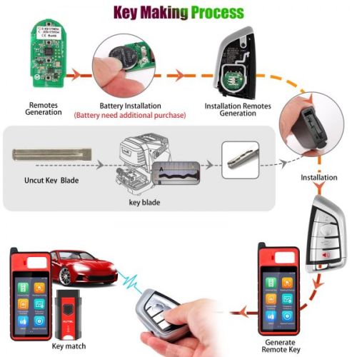 AUTEL IKEYBW003AL Smart Key Universal Remote for MaxiIM KM100 Key Programmer