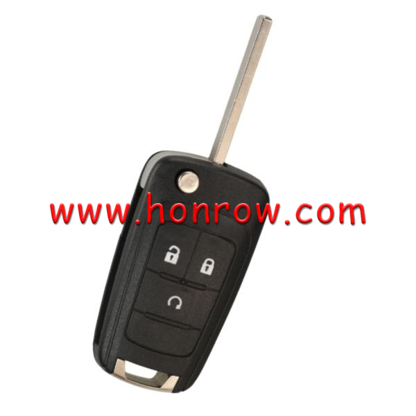 For Chevrolet 3 button remote key blank