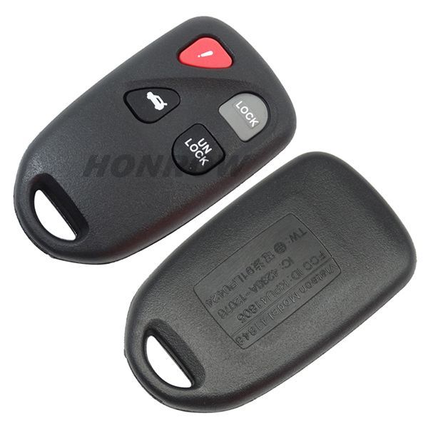 For Maz 4 button remote key blank