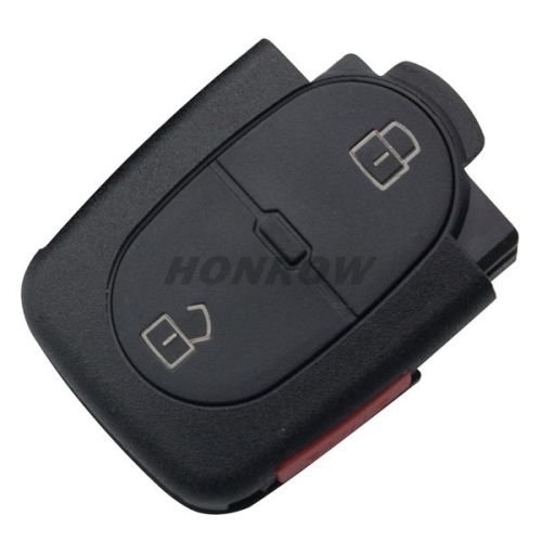 For V 2+1 button remote key blank with panic  (1616 battery Small battery)