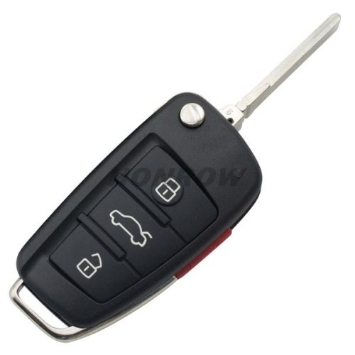 For Au A6L 3+1 button Remote key Blank