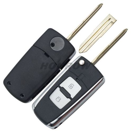 For Hyu Elantra 2 button modified flip remote key blank