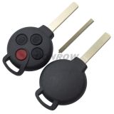 For Be 3+1 Button remote key blank with Red Panic