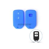 For Honda 2 button silicon case Blue color