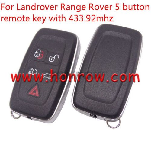 For Range Rover keyless 5 button remote key with 433.92mhz