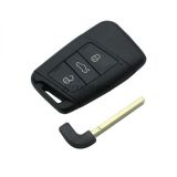 For VW 3 button remote key blank