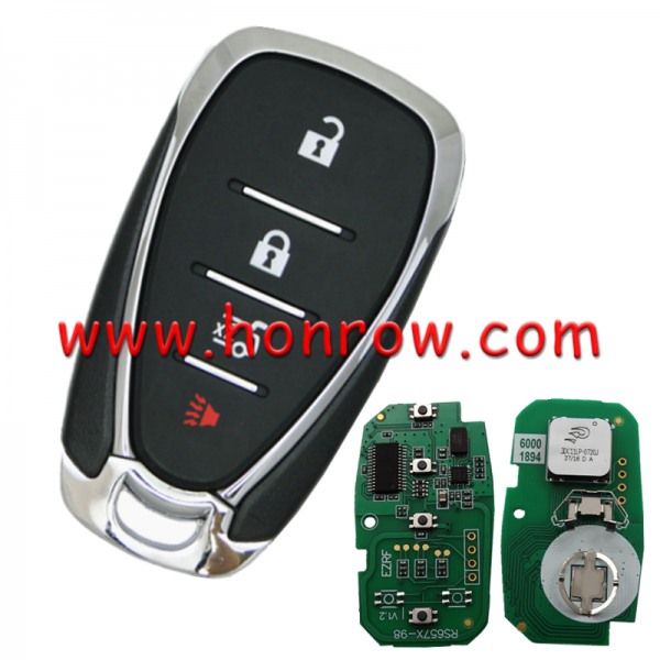 For Chevrolet 3+1 Malibu Cruze Camaro Equinox Spark remote key with ID46 315Mhz