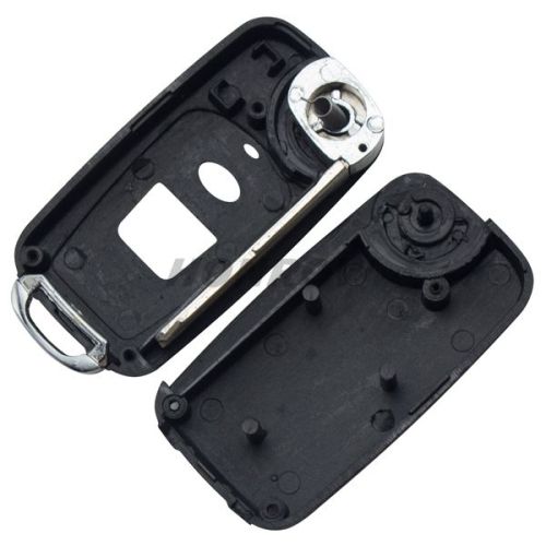 For Hyu 2 button modified flip remote key blank