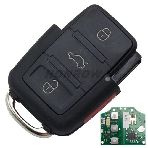 For VW 3+1 Button remote control 1JO959753DC 315MHZ