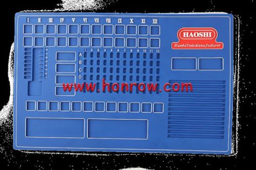 Haoshi Rubber Anti-slip Pinning Bench Desk Working Mat for Locksmith Tools Repair Mat 43.5MM*27.5MM