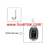 For Hyundai emergency key blade