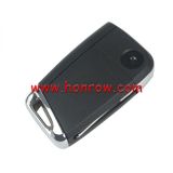 For VW Golf7 3 button remote key shell with HU66 blade