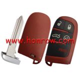 For Chry 4+1 button flip remote key shell