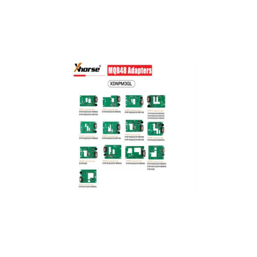 Xhorse XDNPM3GL MQB48 No Disassembly No Soldering 13 Full Set Adapters XDNPM3GL for VVDI PROG and Key Tool Plus Pad