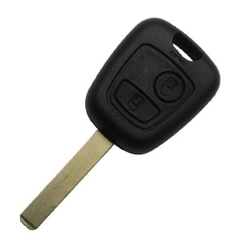 For Peu 2 button remote key blank with 307 key blade