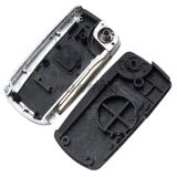 For Fi 1 button filp down remote key shell with flat blade