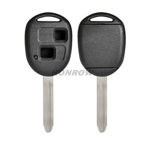 For High quality Toy 2 button remote key blank with TOY43 blade