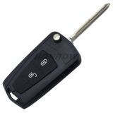 For Hyu 2 button remote modified flip remote key blank