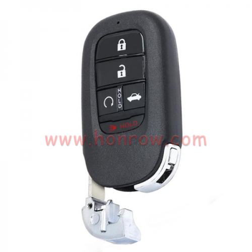 For Honda Accord Civic 4+1 button smart remote Key with  4A Chip 433.92MHz  FCCID:KR5TP-4