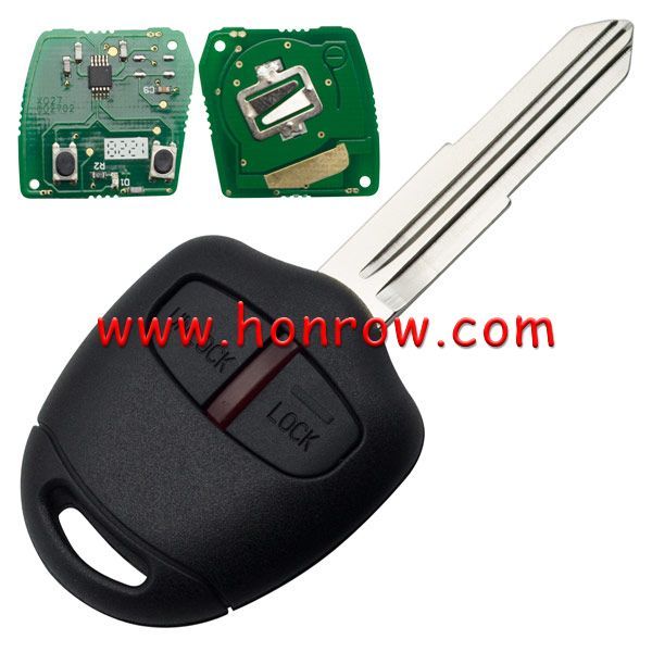 For Mit 2 button remote key with  Right Blade 315MHZ  with ID46 chip