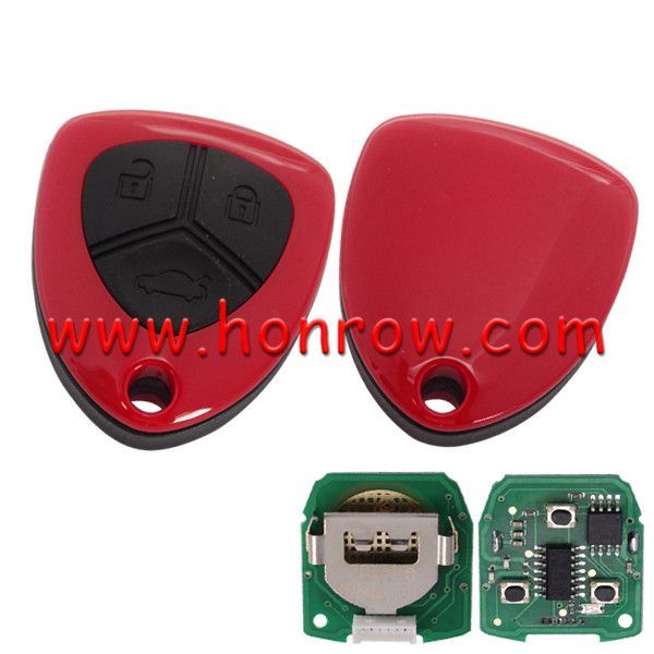 KEYDIY Ferrari style B17-1 3 button remote key for KD900 URG200 KDX2 KD MAX to produce any model remote . No blade hole