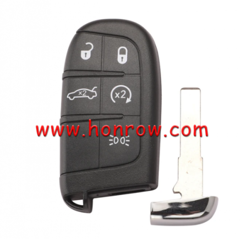 For Fiat 5 button remote key with 433Mhz PCF7953M /PCF7945 4A HITAG AES HITAG AES Chip FCC ID:M3N-40821302