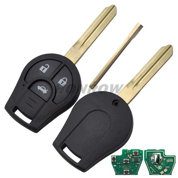 For Nissan 3 button remote key copy with 315mhz ID46 chip