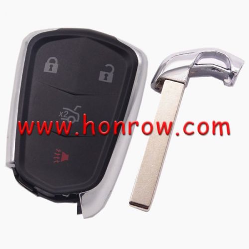 For Cadillac 3+1 button remote key blank