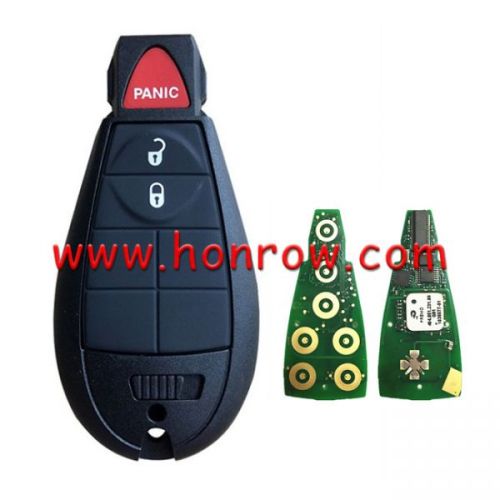 For Chrysler Aftermarket 2+1Button Keyless Go remote key 433mhz  PCF7945 chip PN 56046733AH IYZ-C01C FCCID:56046733AH