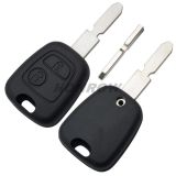 For Cit 2 button remote Key blank with 4 track 406 blade ((without logo)