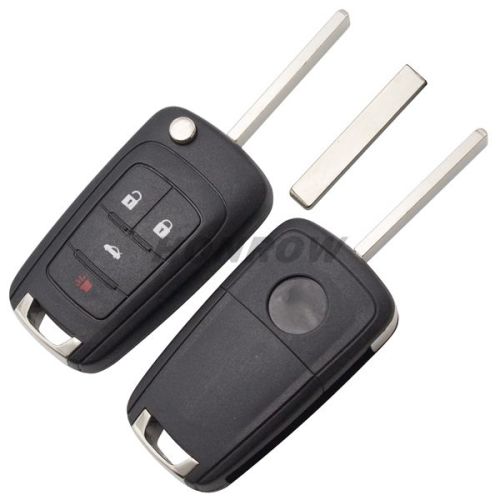 For Bu 3+1 button flip remote key blank